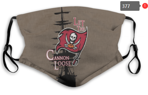 NFL Tampa Bay Buccaneers #12 Dust mask with filter